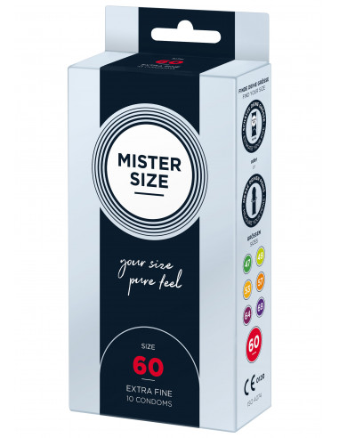 MISTER SIZE 60mm Condoms 10pcs