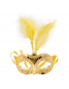 Maska-Venetian Mask Gold
