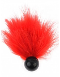 Tickler with Ball Red
