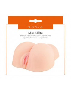 Masturbator- Me You Us Miss Nikita Premium Vibrating Realistic Masturbator Flesh