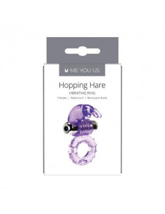 Pierścień- Me You Us Hopping Hare Cock Ring Purple