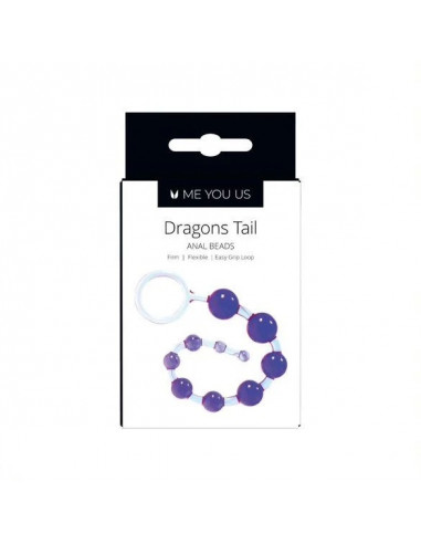 Plug/kulki- Me You Us Dragonz Tail Anal Beads Violet