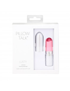 Pillow Talk - Lusty Luxurious Flickering Massager Pink