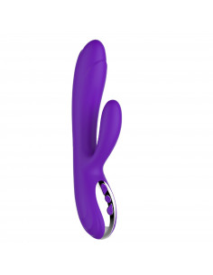 Wibrator-Joker Heating Double Vibrating Massage Stick -Purple