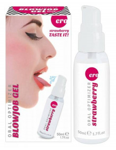 Żel/sprej-HOT Oral Optimizer Blowjob Gel Strawberry 50ml.