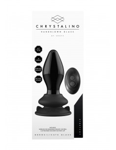 Stretchy - With Suction Cup and Remote - 10 Speed - Black