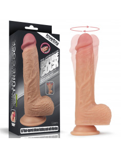 8.5" Dual layered Silicone Rotating Nature Cock Liam