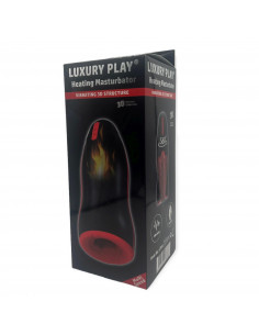 Luxury Play Big Rechargeable Masturbator – Heating – 2 Motors – Black