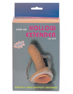 Proteza-STRAP-ON HOLLOW EXTENDER FOR MEN