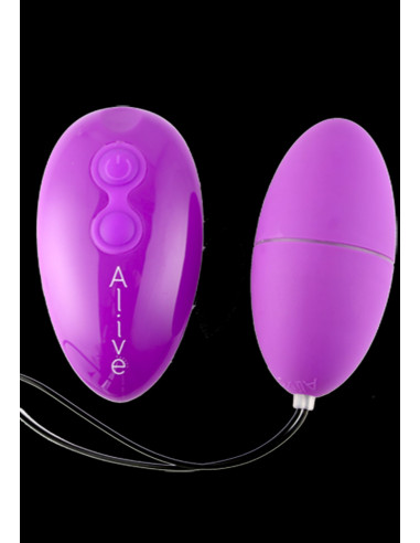 Jajko/wibr-Wibrator - Egg Remote control. Func.:10. Violet.AAA