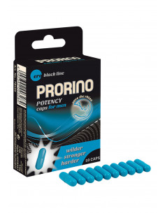 Supl.diety-PRORINO Men- 10pcs black line Potency Caps