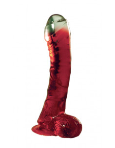Dildo-LAZY BUTTCOCK 6.5 RED DONG