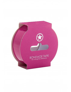 ffNon Sticky Bondage Tape - 17,5 Meter - Pink