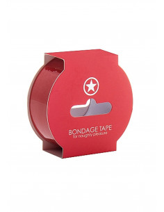 Non Sticky Bondage Tape - 17,5 Meter - Red