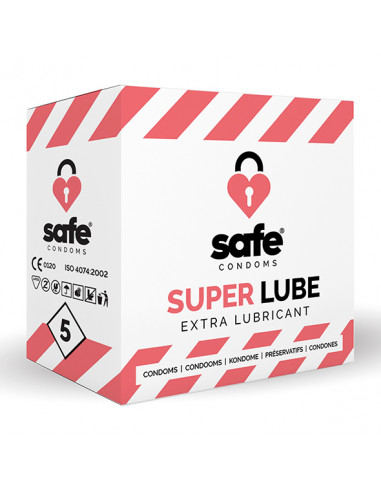 SAFE - Condoms Super Lube Extra Lubricant (5 pcs)