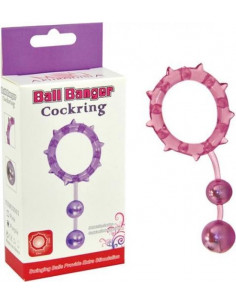 Pierścień- Ball Banger Cockring 2 Balls