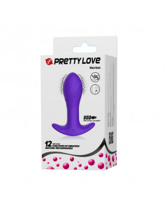 PRETTY LOVE - MORTON Anal Plug Massager 12 Functions USB