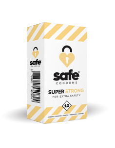 SAFE - Condoms Super Strong for Extra Safety (10 pcs)