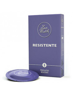 Prezerwatywy-Love Match Resistante  - 6 pcs pack