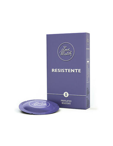 Prezerwatywy-Love Match Resistante  - 6 pcs pack