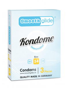 Smoothglide Kondome 54 mm 3er Packung